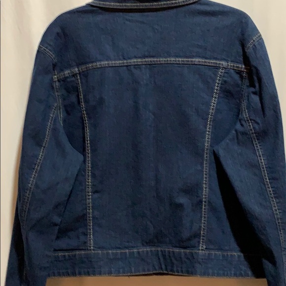FADED GLORY DENIM JACKET SZ XL NO TAGS COT/SPDX - Picture 4 of 4